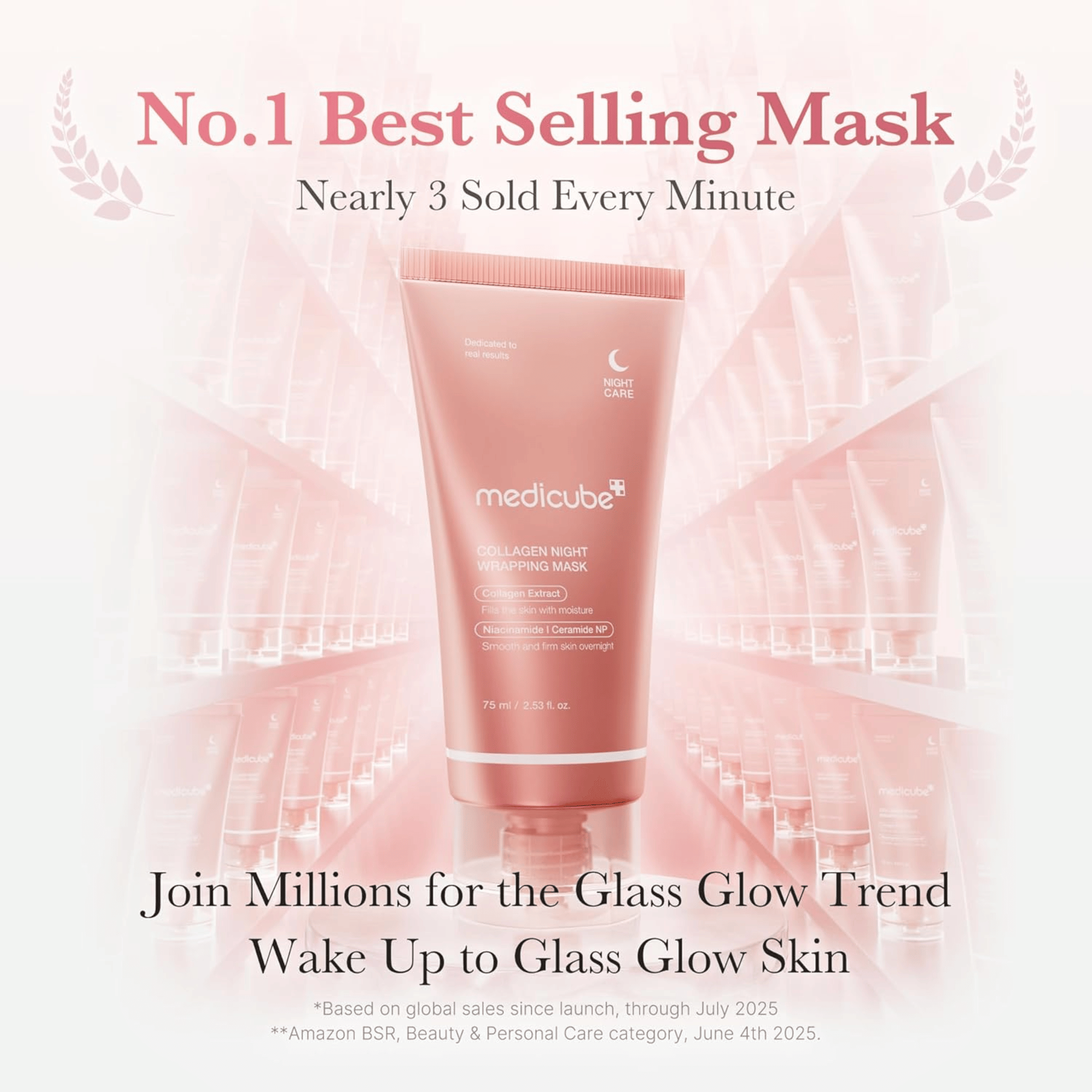 Medicube Collagen Night Wrapping Mask 75ml - cosmadic