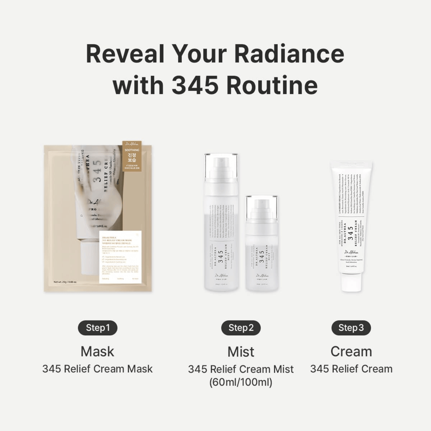Dr. Althea 345 Relief Set