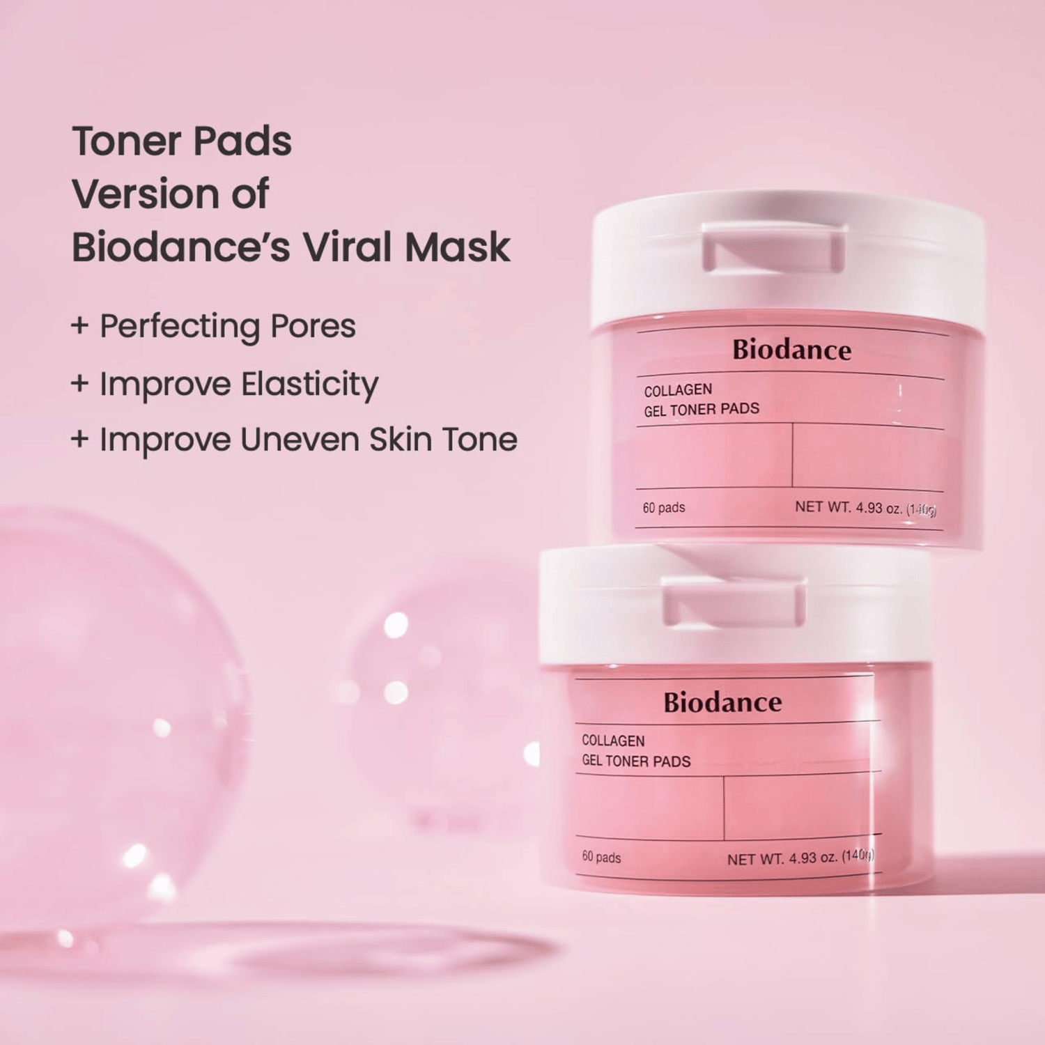 Biodance Collagen Gel Toner Pads 60 Pads - cosmadic