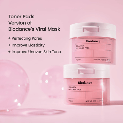 Biodance Collagen Gel Toner Pads 60 Pads - cosmadic