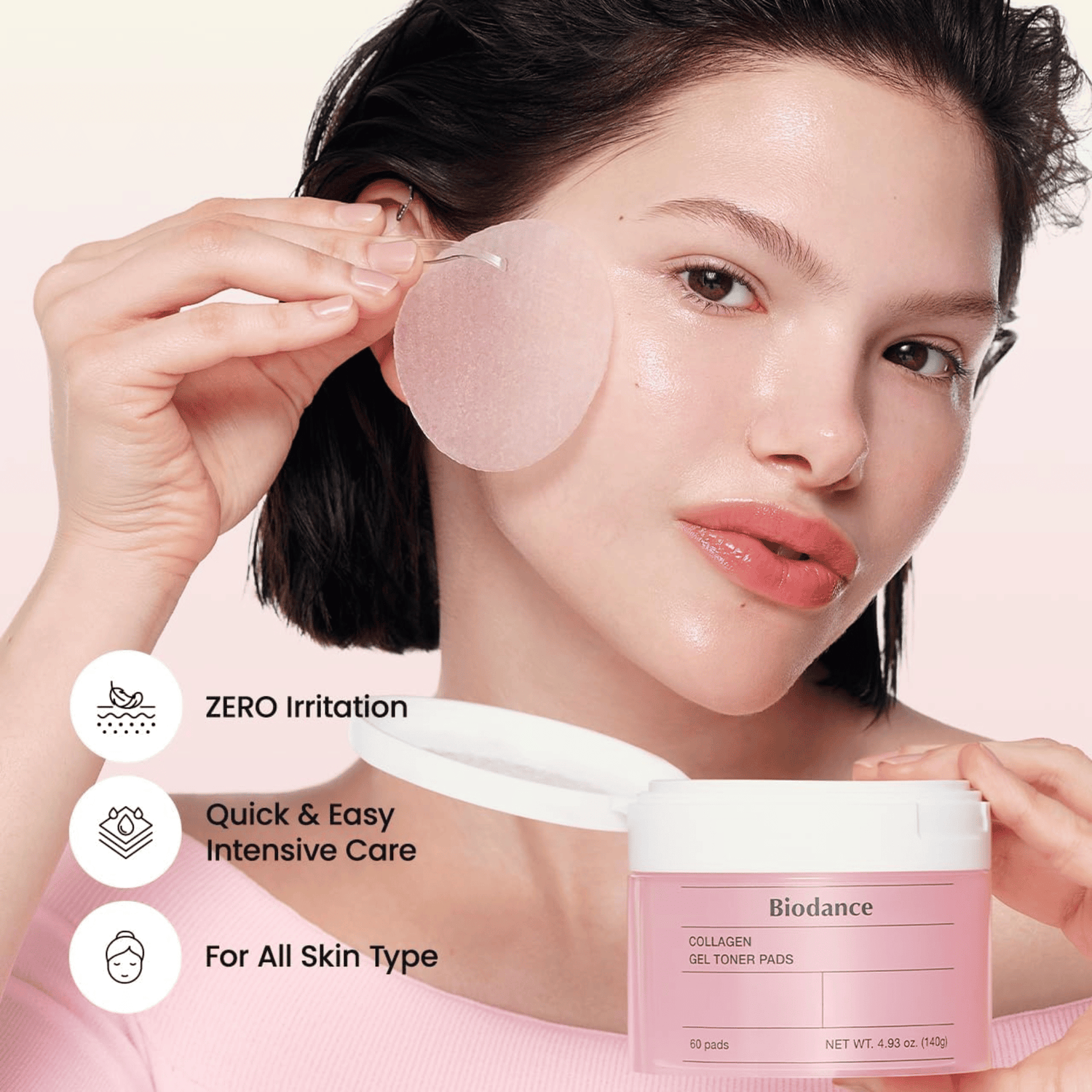 Biodance Collagen Gel Toner Pads 60 Pads - cosmadic