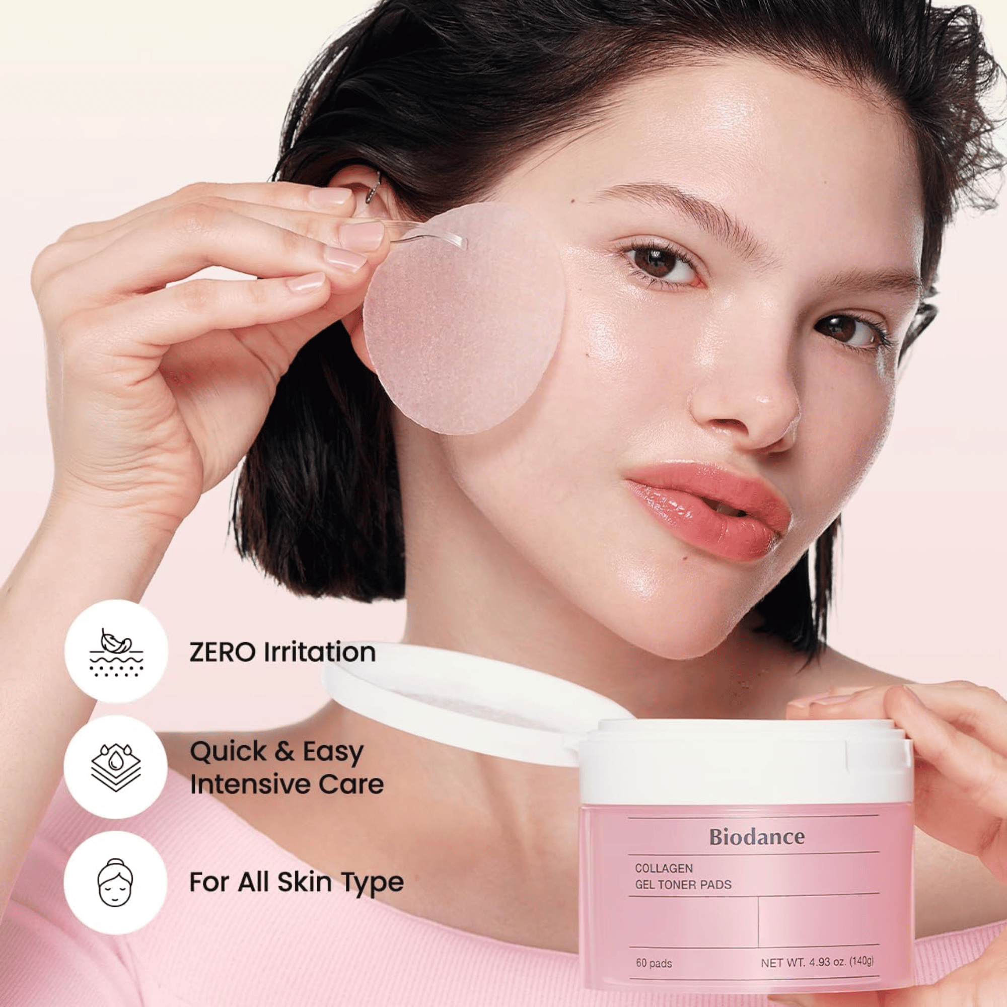 Biodance Collagen Gel Toner Pads 60 Pads - cosmadic