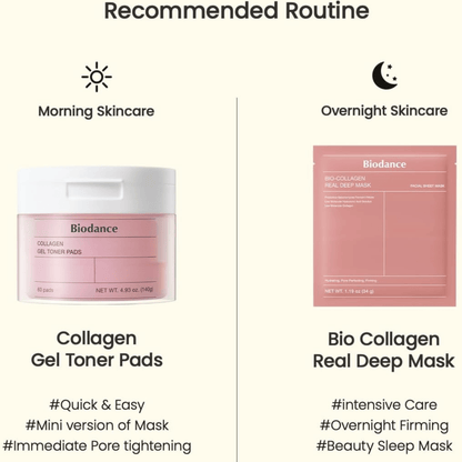 Biodance Collagen Gel Toner Pads 60 Pads - cosmadic
