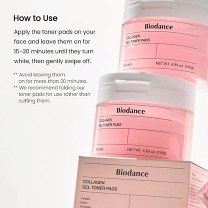 Biodance Collagen Gel Toner Pads 60 Pads - cosmadic