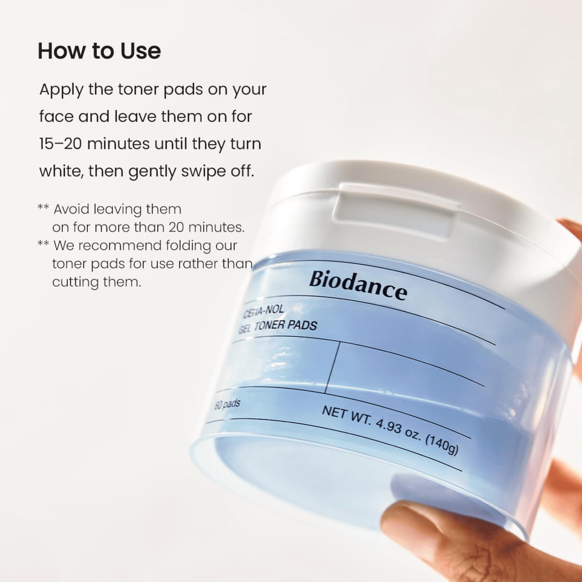 Biodance Cera-nol Gel Toner Pads 60 Pads - cosmadic
