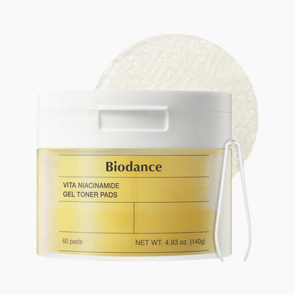 Biodance Vita Niacinamide Gel Toner Pad 60 Pads - cosmadic