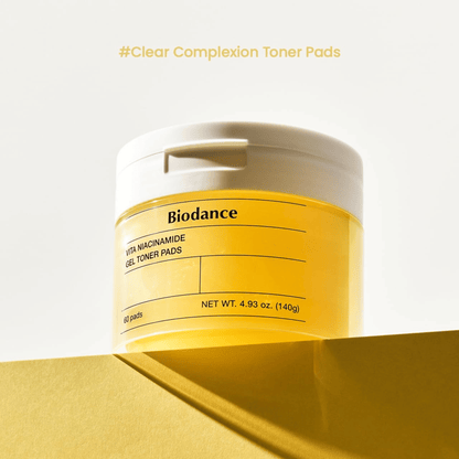 Biodance Vita Niacinamide Gel Toner Pad 60 Pads - cosmadic