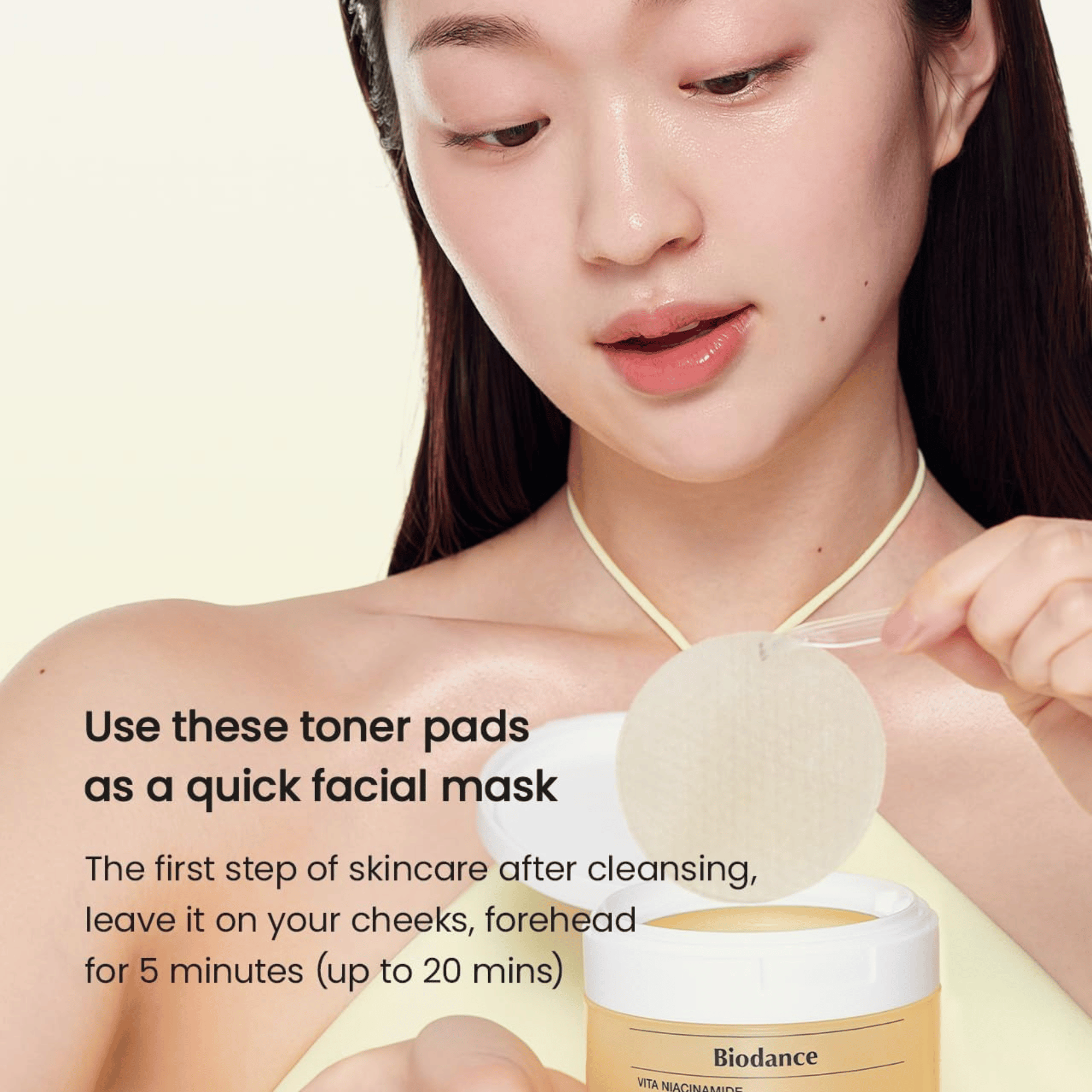 Biodance Vita Niacinamide Gel Toner Pad 60 Pads - cosmadic