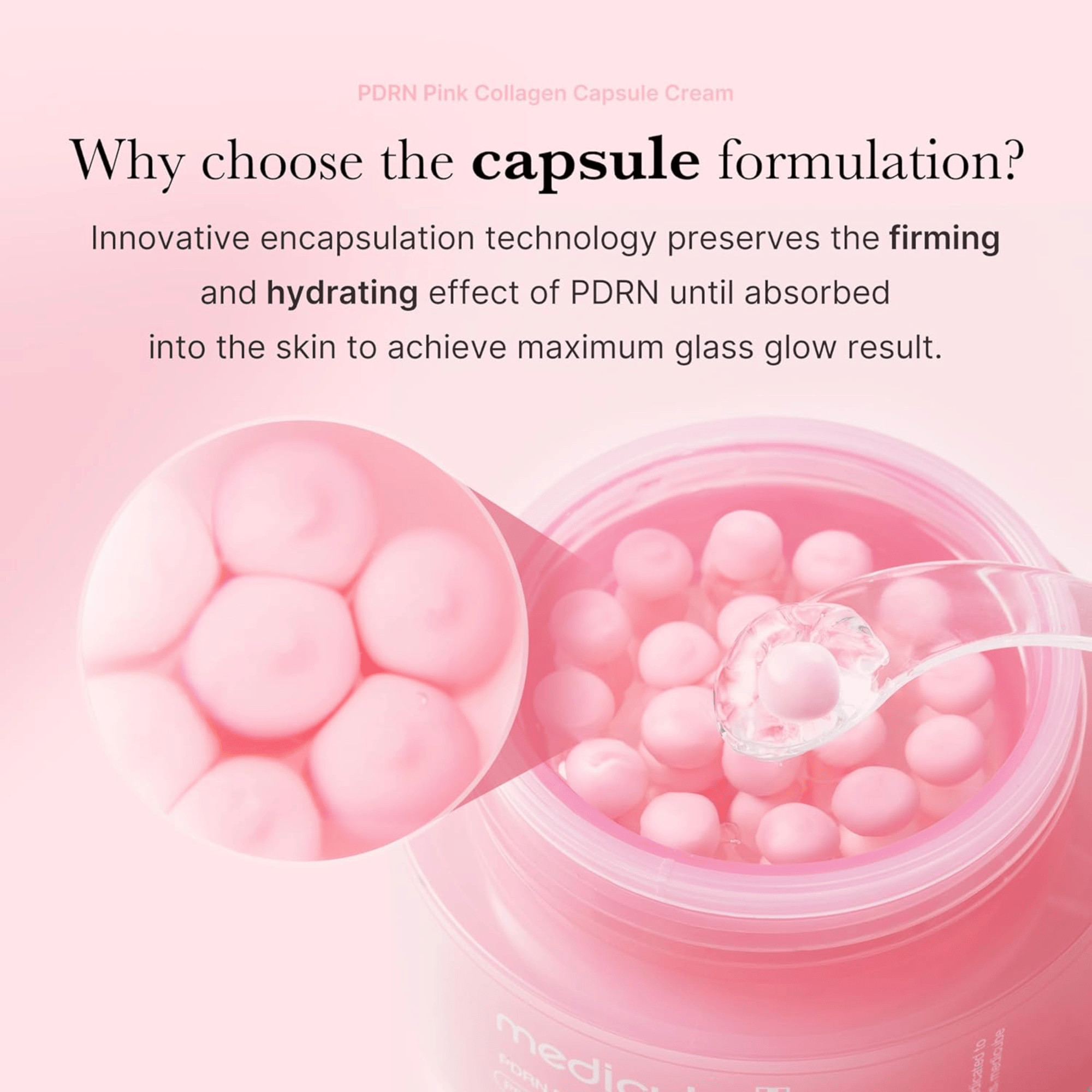 Medicube PDRN Pink Collagen Capsule Cream 55g - cosmadic