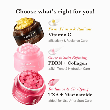 Medicube PDRN Pink Collagen Capsule Cream 55g - cosmadic
