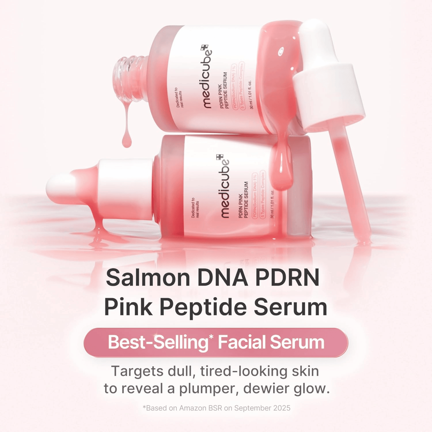 Medicube PDRN Pink Peptide Serum 30ml - cosmadic