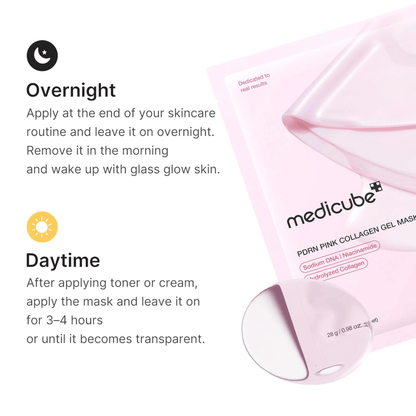 Medicube PDRN Pink Collagen Gel Mask 1 Stück - cosmadic