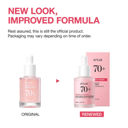 Anua Peach 70% Niacin Serum 30ml - cosmadic