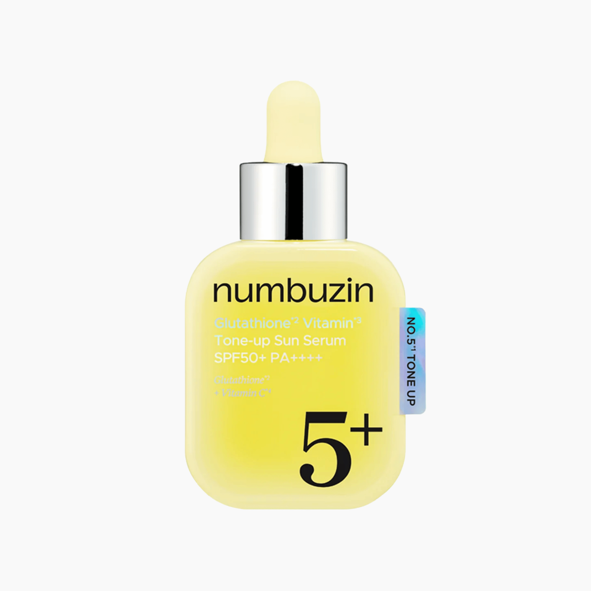 Numbuzin  No.5+ Glutathione Vitamin Tone-Up Sun Serum 30ml - cosmadic