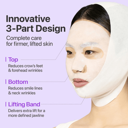 Numbuzin No.9 NAD+ Bio Lifting-sil Full Face Mask 4 sheets - cosmadic