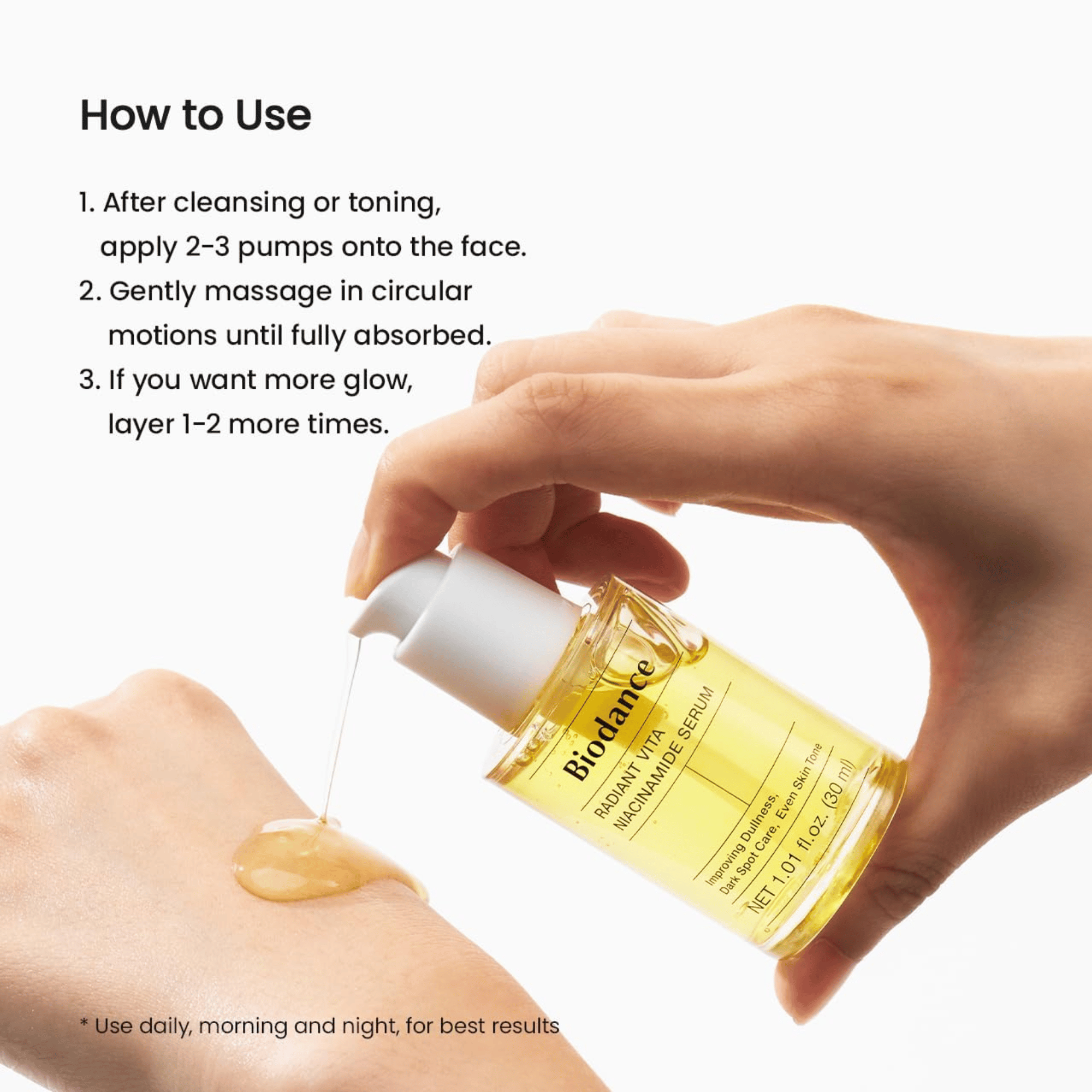 Biodance Radiant Vita Niacinamide Serum 30ml - cosmadic