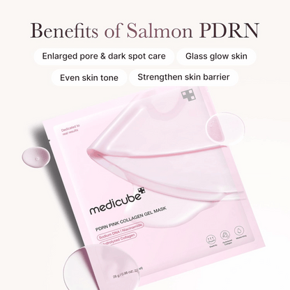 MEDICUBE PDRN Pink Collagen Gel Mask 1x - cosmadic