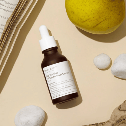MARY &amp; MAY Niacinamide + Chaenomeles Sinensis Serum 30ml - cosmadic