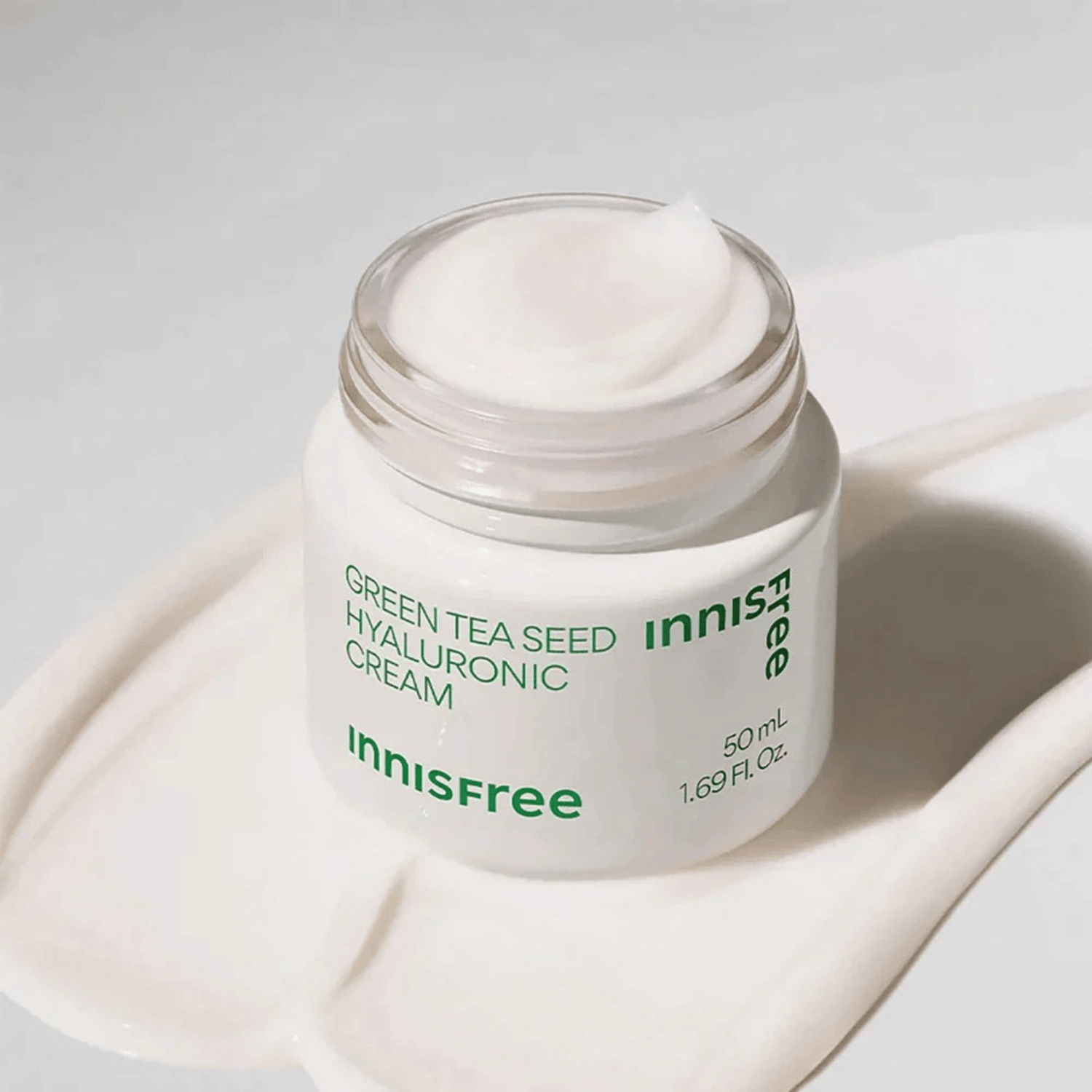 Innisfree Green Tea Seed Hyaluronic Cream 50ml - cosmadic