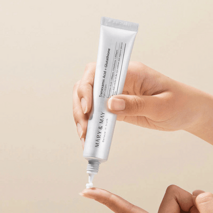 MARY &amp; MAY Tranexamic Acid + Glutathion Eye Cream 30g - cosmadic