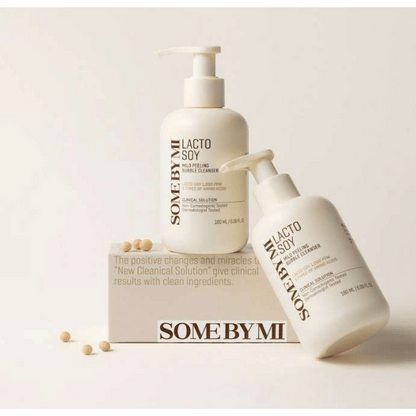 SOME BY MI Lactosoy Mild Bubble Peeling Cleanser 180ml - cosmadic
