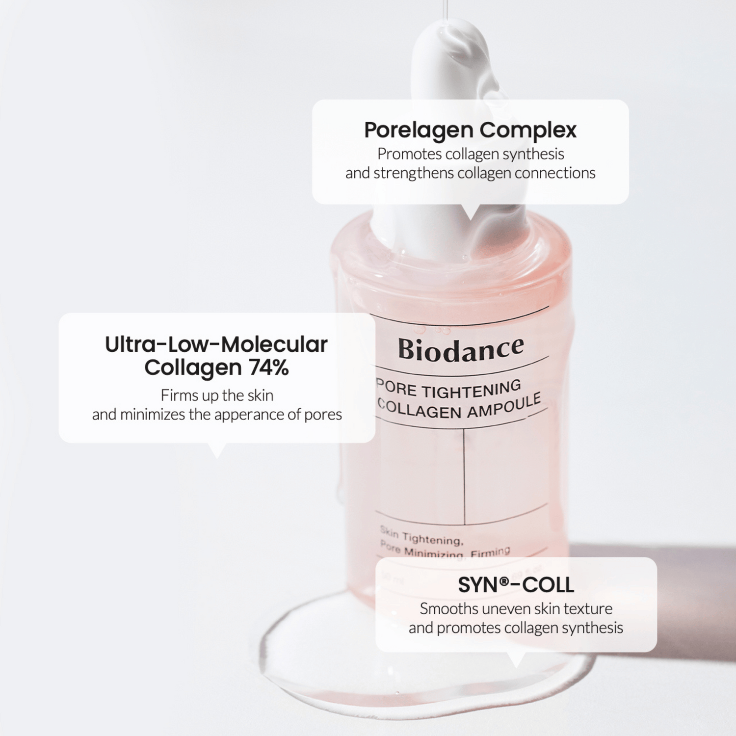 Biodance Pore Tightening Collagen Ampoule 50ml - cosmadic