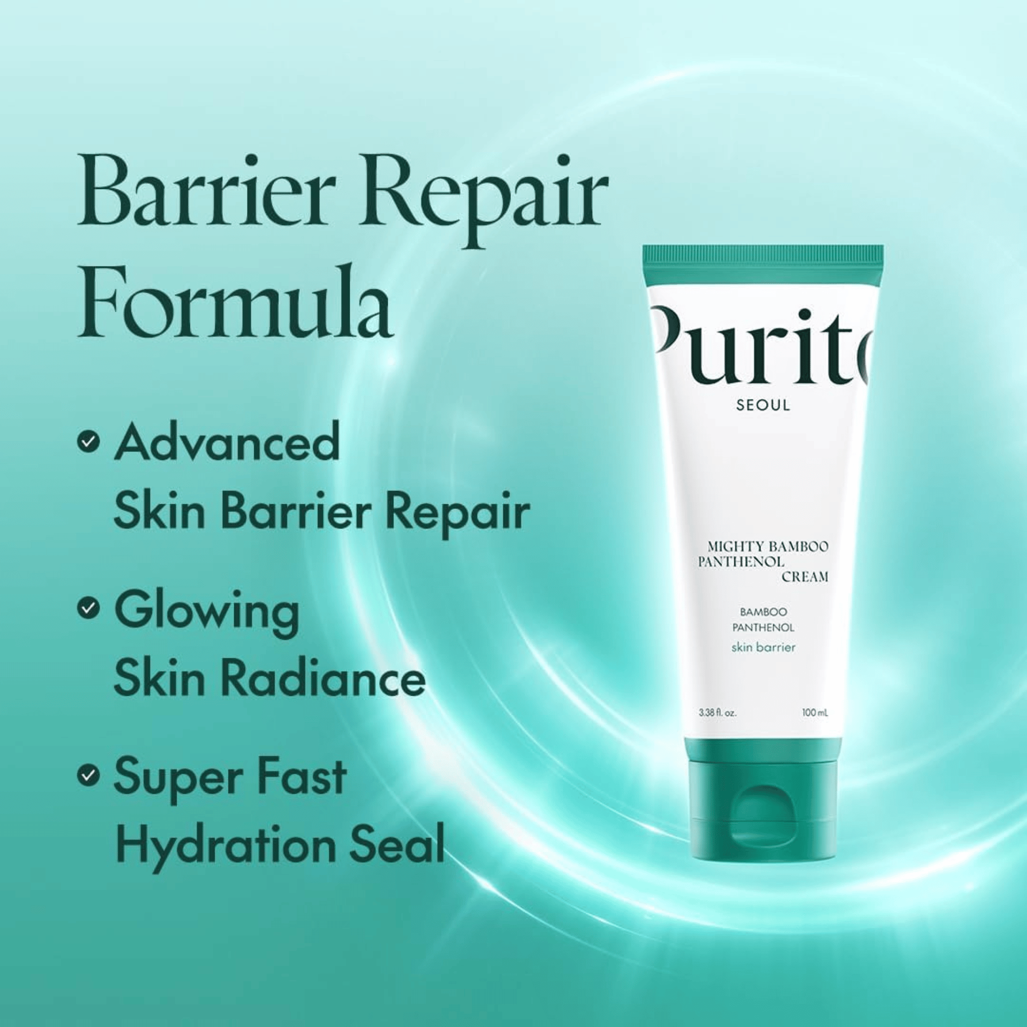 Purito Mighty Bamboo Panthenol Cream 100ml - cosmadic