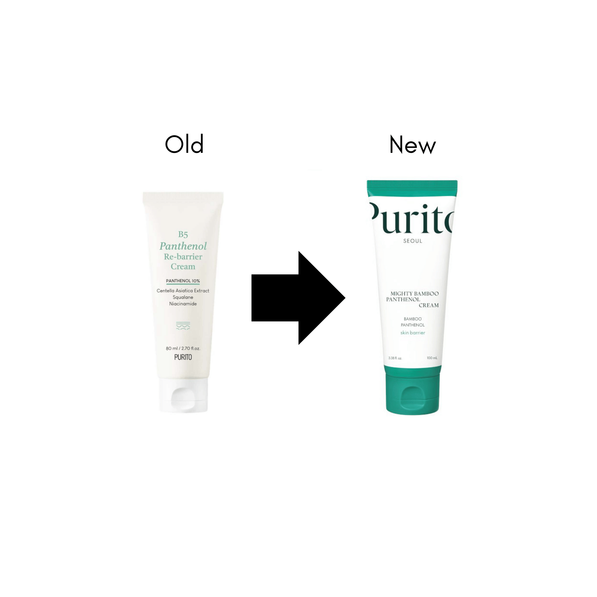 Purito Mighty Bamboo Panthenol Cream 100ml - cosmadic