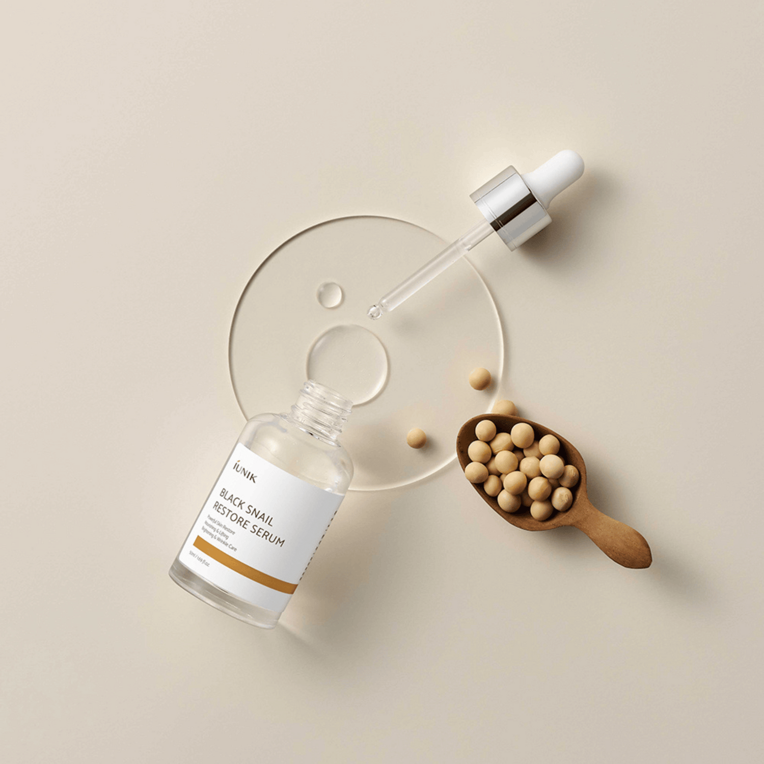 iUNIK Black Snail Restore Serum 50ml - cosmadic