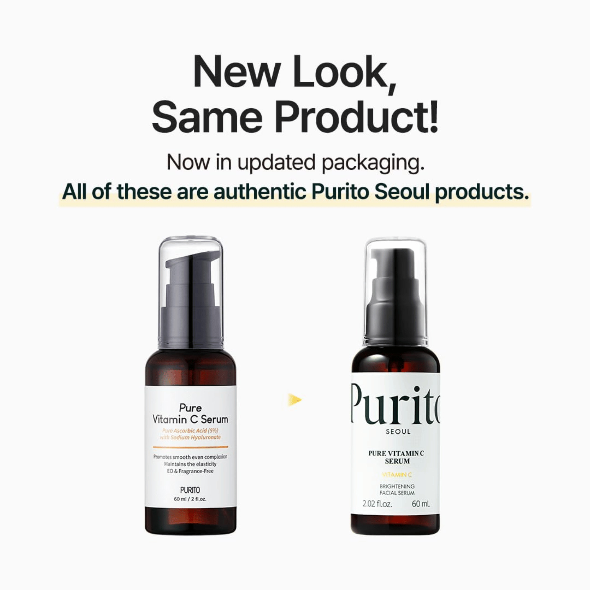 Purito Pure Vitamin C Serum 60ml - cosmadic