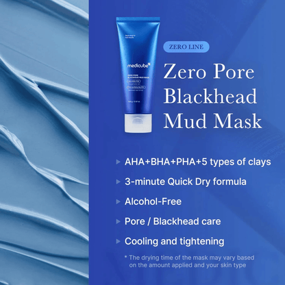 Medicube Zero Pore Blackhead Mud Mask 100g - cosmadic