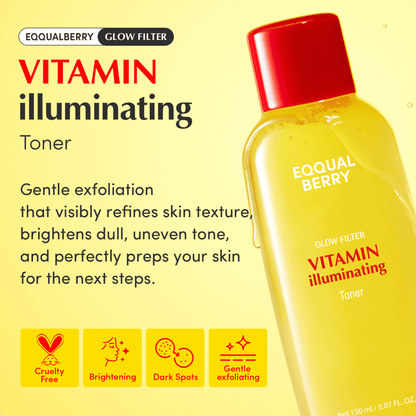EQQUALBERRY EQQUALBERRY Vitamin Illuminating Toner 150ml - cosmadic
