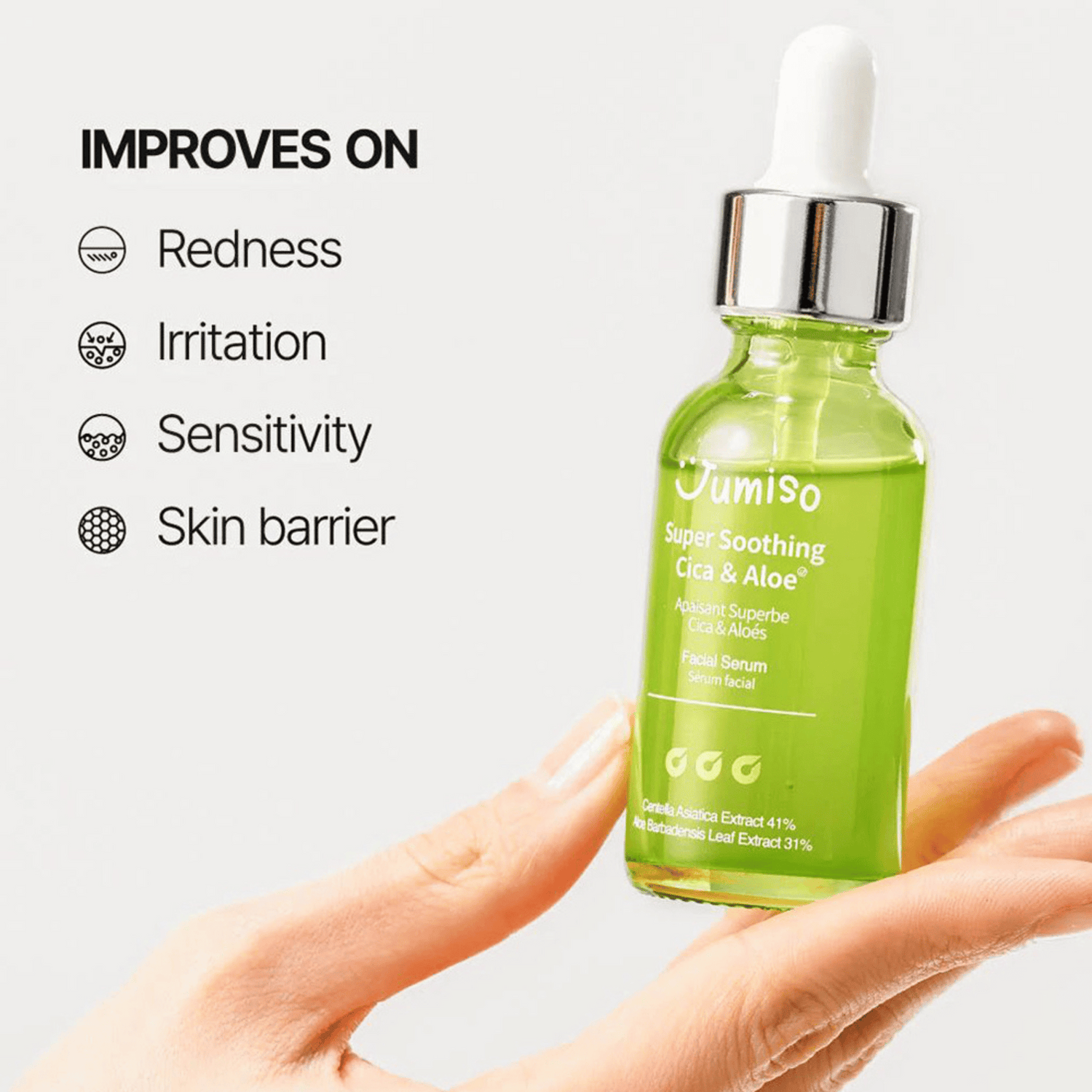 Jumiso Super Soothing Cica and Aloe Serum 30ml - cosmadic