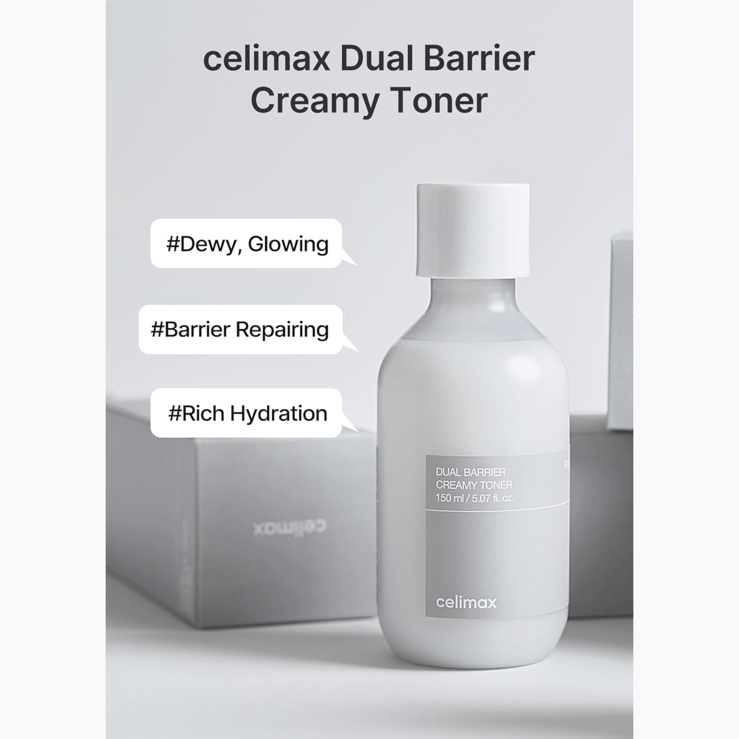 Celimax Dual Barrier Creamy Toner 150ml - cosmadic