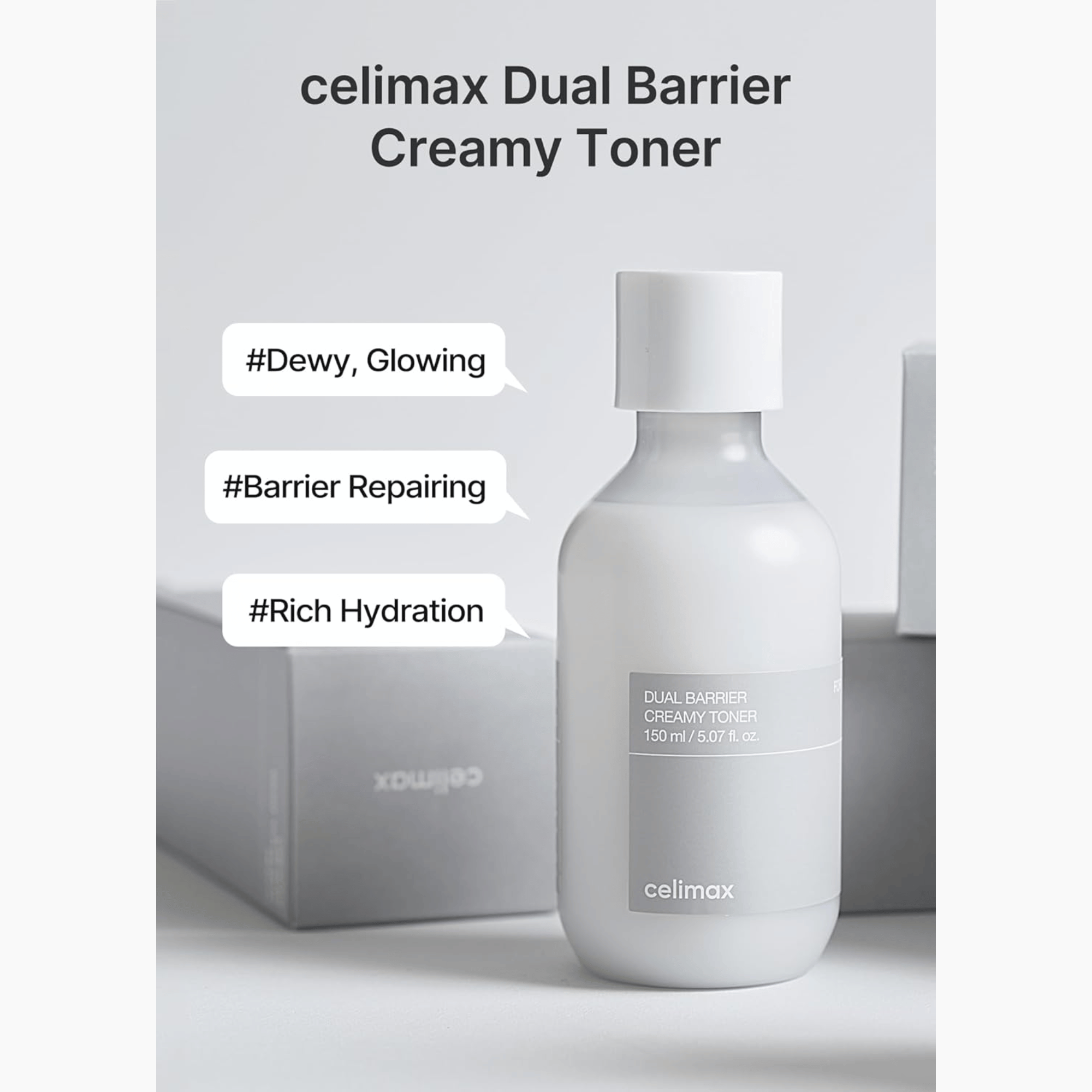 Celimax Dual Barrier Creamy Toner 150ml - cosmadic