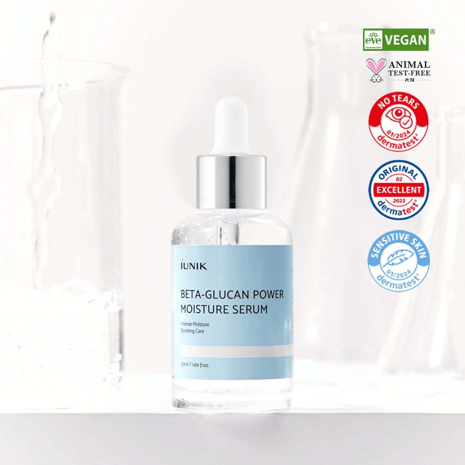 iUNIK Beta-Glucan Power Moisture Serum 50ml - cosmadic