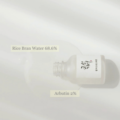 Glow Deep Serum mit 68,6 % Reiswasser und 2 % Arbutin – effektives korean skincare Produkt zur Aufhellung