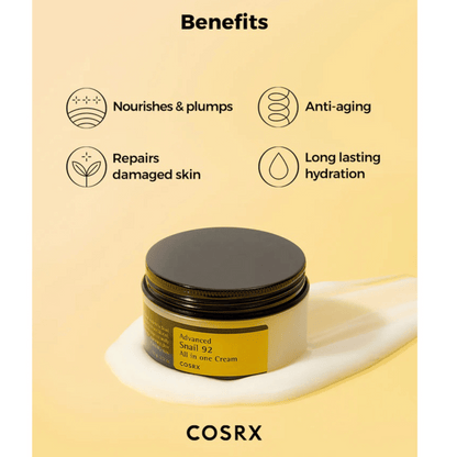 COSRX Advanced Snail 92 All in one Cream 100g - cosmadic