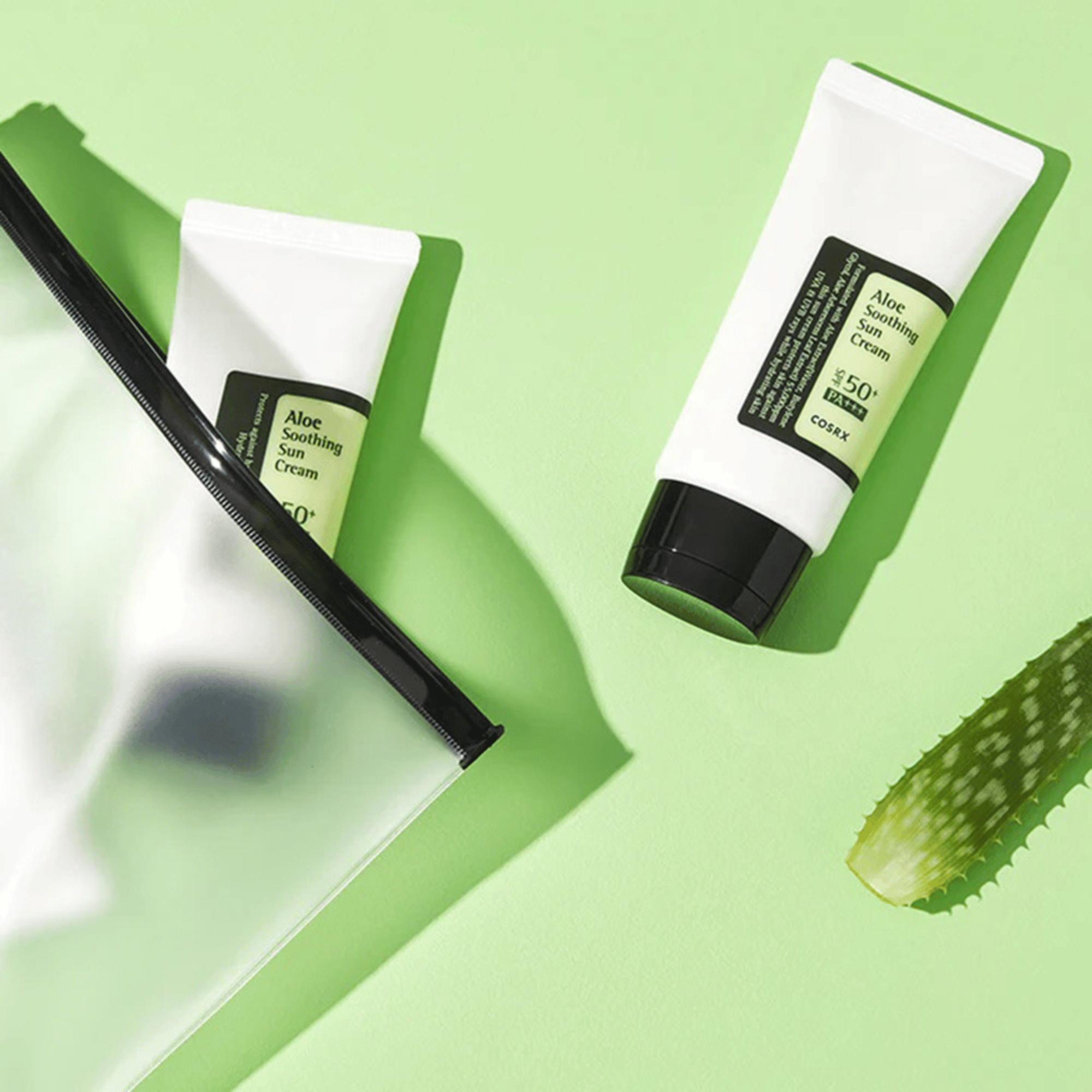 COSRX Aloe Soothing Sun Cream SPF50+ PA+++ 50ml - cosmadic