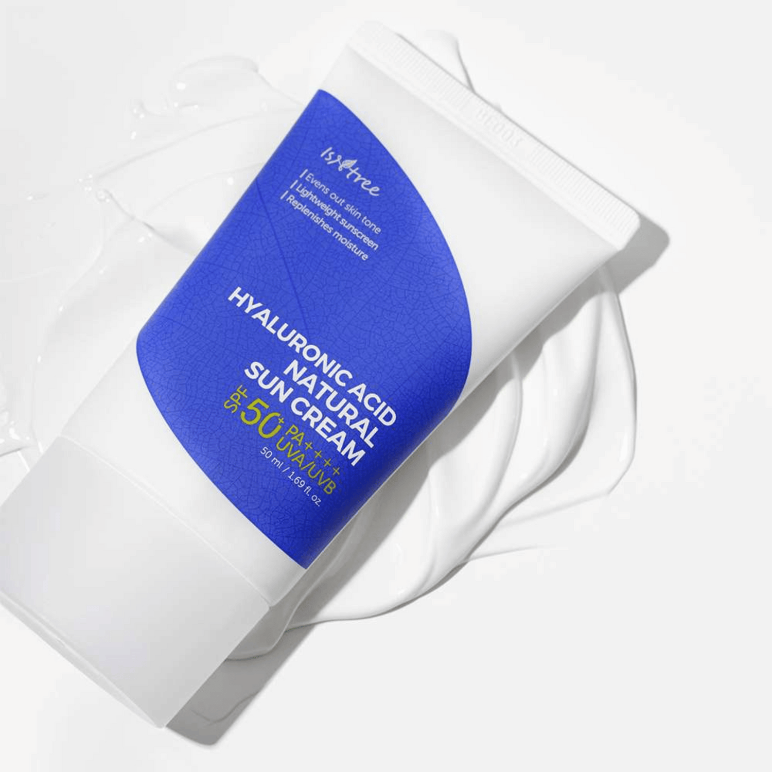 Isntree Hyaluronic Acid Natural Sun Cream 50ml SPF50+PA++++ - cosmadic